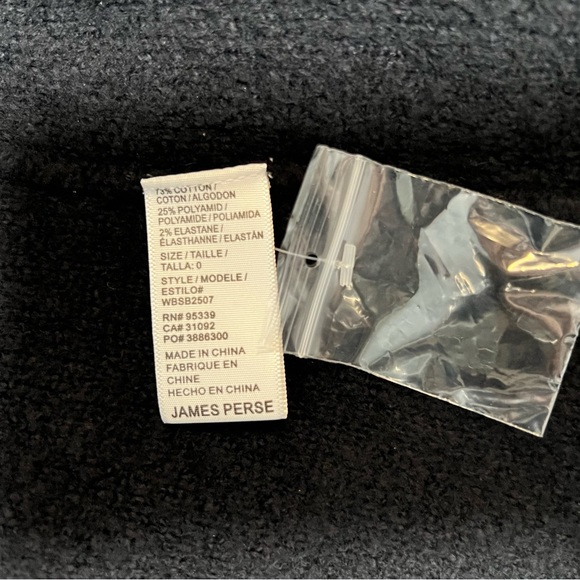 Standard James Perse Women’s Open Cardigan Sweater Black Size 0 XS WBSB2507 - Picture 6 of 6